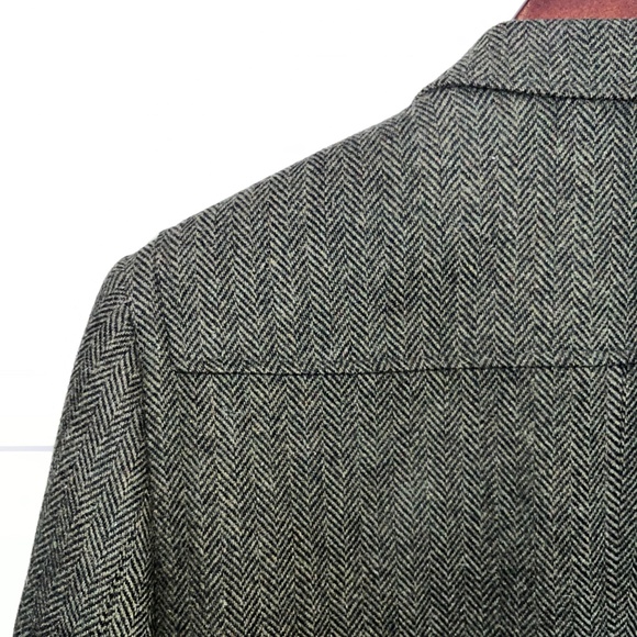 Ben Sherman Green Herringbone Tweed Men’s Blazer, Small - Picture 3 of 5